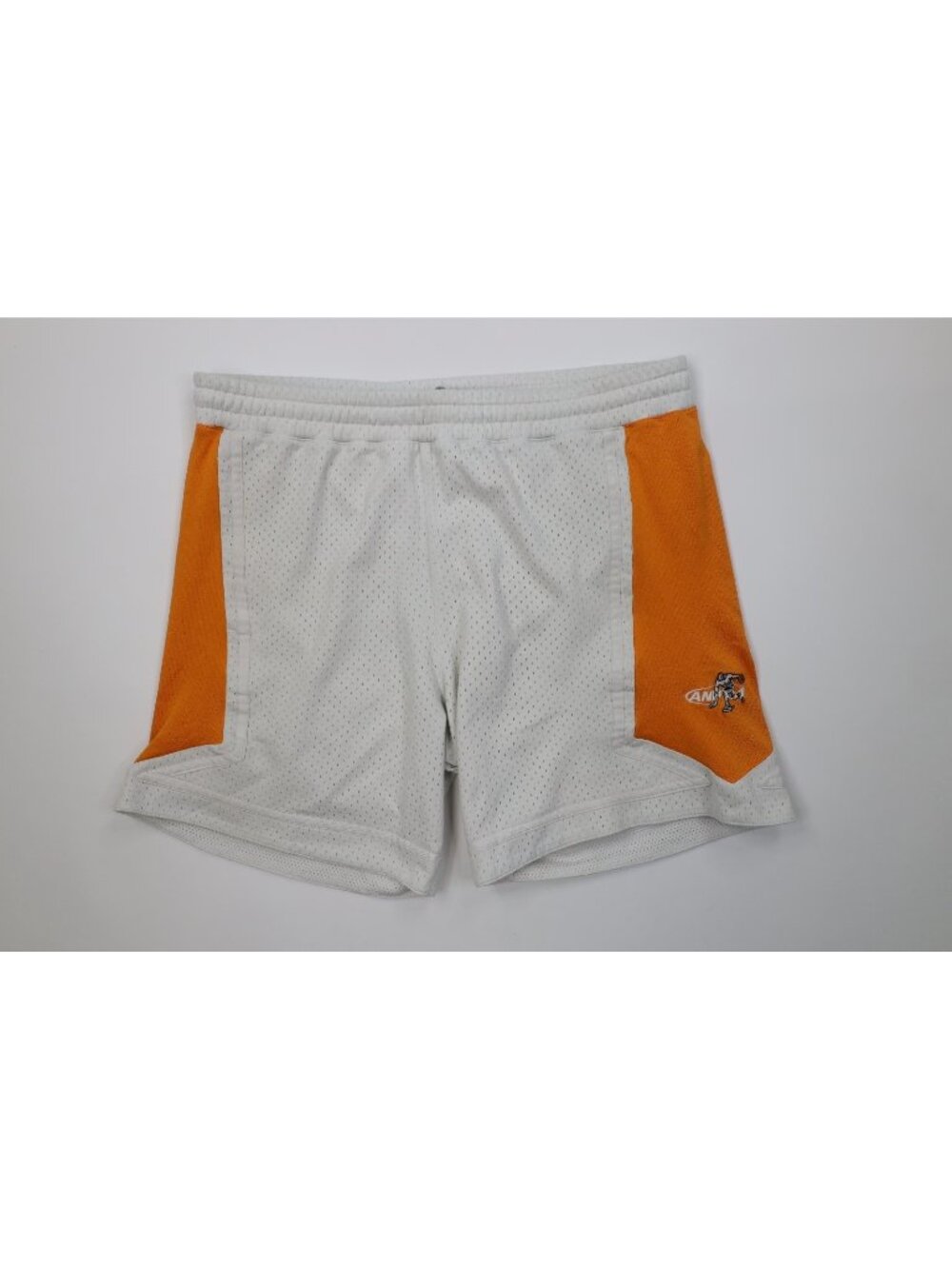 Vintage 90s Y2K And1 And One Basketball Mens XL Above Knee Mesh Gym Shorts White